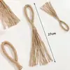 Cascabel de Concha de Fruta con Cadena de Semillas Retro Naturales que Cumplen Deseos Llavero de Semilla de Bodhi Colgante de Estilo Étnico Tejido a Mano para Bricolaje