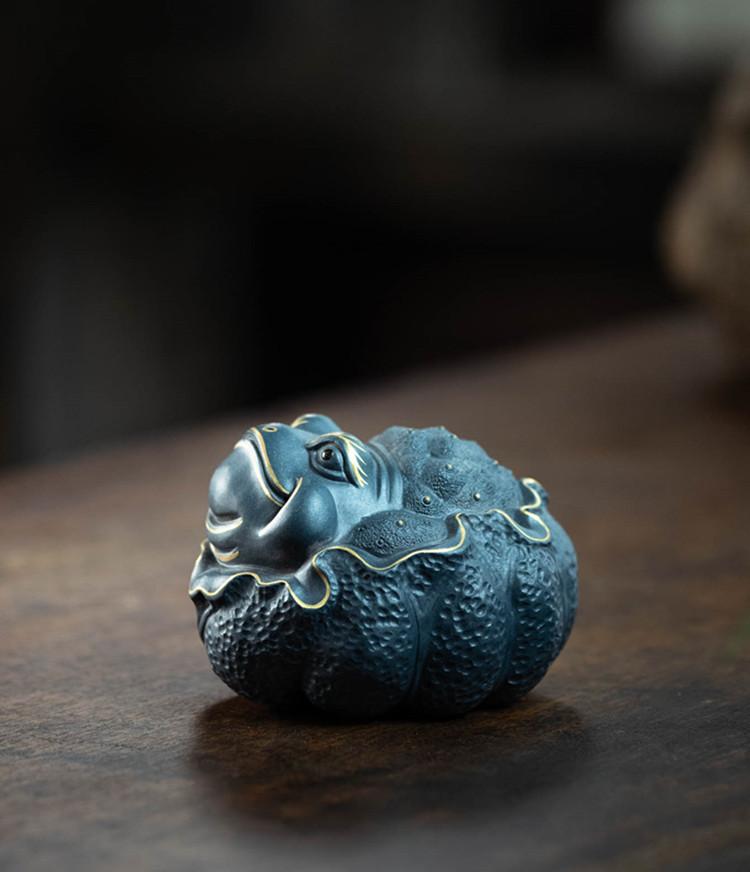 描金貔貅绿泥三款202041