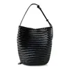 Bolsa de Tecido Artesanal Feminina de Nicho de Luxo Casual Saco Saco Estilo Francês Retrô para Trabalho Ombro Transversal