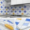 Pegatina a Prueba de Aceite para Pared de Cocina Estufa Alta Temperatura Impermeable a Prueba de Humedad Anti-Manchas Papel Tapiz para Gabinete Papel Autoadhesivo Papel de Papel de Aluminio