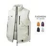 Chaleco Nuevo Engrosado con Cuello Alto para Hombre en Otoño e Invierno Chaleco Cálido a Prueba de Viento Dopamina Chaleco Chaleco Chaqueta