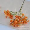 Flores Artificiales de Rododendro de Rama Larga, Gypsophila, Nieve Floral, Salón de Bodas, Decoración Suave de Techo de Hotel, Flores de Exportación