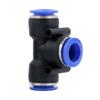 Conector rápido pneumático PU PM direto através de PG PEG PW de diâmetro variável PE PY tubo de ar de três vias plugue rápido SLA válvula de aceleração