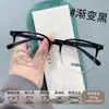 Marco Cuadrado de Tr90 Moderno Liso Marco de Gafas Xiaohongshu Ins Unisex Luz Azul Anti-Color Venta al por Mayor Lote Mixto