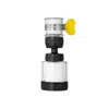 Filtro de grifo giratorio con interfaz universal, caja purificadora de agua del grifo con filtro de seis capas, cabezal de ducha a prueba de salpicaduras, universal