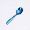 Aço Inoxidável 304 Espessado 088 Colher de Cabeça Redonda para Uso Doméstico, Colher de Sopa Infantil, Colher de Jantar, Colher de Bolo, Estilo Luxo Leve, Tamanho Grande