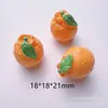 Acessórios de Resina DIY Acessórios Fruta Laranja Pêssego Micro Paisagem Criativos Enfeites de Mesa Chaveiro Sacola Surpresa Brincos