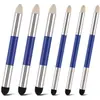 Venta al por mayor de fábrica pluma de pincel de papel 6 Paquete de 3 arte boceto pincel pintura con pincel pluma para difuminar estudiantes juego completo