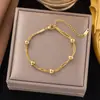 Pulsera Más Vendida 1Qiyun Joyería Moda Europea y Americana Pulsera de Acero de Titanio Lujo Ligero Estilo Nicho Accesorio de Alta Gama