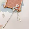 Grampo de Cabelo Borboleta com Gradiente de Pérola para Mulheres, Grampo de Cabelo de Alto Padrão Estilo Chinês Novo, Grampo de Cabelo Estilo Antigo, Grampo de Cabelo, Grampo de Cabelo