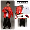 Día de Año Nuevo ropa para niños estilo chino ropa de actuación para niños Hanfu para niñas moda nacional Longteng moda hip hop ropa de actuación otoño