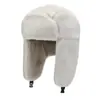 Gorro Estilo Lei Feng Cálido de Invierno 2024 para Hombres y Mujeres, Resistente al Frío, Moda Casual para Exteriores, con Orejeras Grandes, Cortavientos para Ciclismo