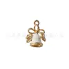 Colgante BA-49 Campana de Gota de Aceite Navideña Caja de Regalo Navideña Pulsera DIY Collar Llavero Colgante Accesorios de Joyería