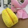 Bolsa de Pelúcia, Bolsa de Maquiagem de Pelúcia Transfronteiriça, Estojo de Lápis de Pelúcia Colorido Macaron, Bolsa de Maquiagem Colorida Doce, Estojo de Lápis