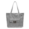 Moda Casual Bolso de Mano Casual para Viajes Cotidianos Gran Capacidad Moda Estilo Coreano Para Mujer Verano 2025 Nuevo Bolso de Hombro de Mariposa