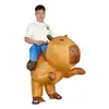 Fantasia Insuflável de Animal Montável para Halloween Adereços Engraçados de Performance para Festas Fantasia Insuflável de Capivara