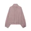 Moda feminina europeia e americana transfronteiriça, best-seller do AliExpress, jaqueta xadrez elegante e casual de manga comprida, gola alta, amarração frontal ajustável