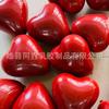 Decoración de Boda Decoración de Habitación de Boda Globo de Amor en Forma de Corazón Boda Romántica Doble Capa Rojo Granada Rubí Globo de Amor