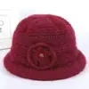 Nuevo Estilo de Gorro Cálido de Invierno para Madres de Mediana Edad y Mayores, Gorro de Lana Engrosado a Prueba de Viento para Señoras Mayores, Gorro de Algodón Tejido para Abuelas
