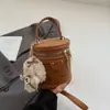Bolso Cubo de Gama Alta para Mujer, Bolso Versátil de Moda de Nicho, Colgante de Moda Vintage, Bolso Cruzado Elegante para Mujer