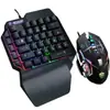 Teclado de una mano transfronterizo dios de los disparos trono mano izquierda sensación mecánica teclado para juegos Amazon ebay comercio exterior