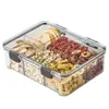 Caja de almacenamiento de té sellada de grado alimenticio, caja de embalaje compartimentada para hojas de té, recipiente de almacenamiento a prueba de humedad para hierbas medicinales chinas y granos