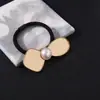 Yingyi Joias DIY Base para Grampo de Cabelo com Madrepérola Enfeites Grampo de Cabelo com Laço Corda de Cabelo com Pérolas Materiais e Peças para Acessórios de Cabelo