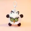 Llavero de felpa de búho creativo transfronterizo, muñeca de dibujos animados linda, colgante para bolso, regalos de vacaciones al por mayor