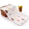 Spot venda direta toalha de saliva de bebê de alta densidade toalha de gaze lavada de alta densidade de seis camadas toalha infantil 30*50cm toalha de rosto de bebê