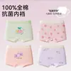 Roupa íntima para meninas, Algodão puro tipo A para crianças, Bebês meninas, Crianças pequenas, Cuecas boxer para meninas do ensino fundamental que não apertam as nádegas