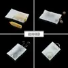 Bolsas biodegradables comercio exterior transfronterizo autocierre cremallera de hueso boca plana autoadhesivo protección ambiental bolsa de plástico impresión