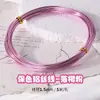 Alambre de Aluminio de Color de 2 mm para Dar Forma a Bonsáis, Tiras Especiales para Dar Forma para Manualidades Hechas a Mano, Alambre de Aluminio Suave para Jardinería