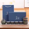 Juego de té de viaje traje portátil para exteriores juego de té kung fu taza rápida de cerámica empresa mayorista regalos publicitarios de negocios