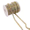 Corrente de Garra de Cobre Corrente de Diamante de Vidro de Quatro Garras Pulseira Colar DIY Feito à Mão Pingente para Roupa Joias de Orelha Acessórios Material