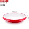 Plato redondo hondo de melamina rojo y blanco vajilla plato para saltear plato para platillos fríos plato de imitación porcelana plato sombrero de paja plato sombrero comercial