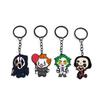 Serie creativa de Halloween Grito horror sierra oscura payaso aterrador llavero con colgante de personalidad
