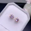 Brincos Populares de Tanzanita Natural Mais Vendidos no Exterior Prata 925 Modernos para Roupas de Trabalho Versáteis e Bonitos Podem Ser Enviados em Uma Peça