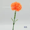 Buquê de flores artificiais, cravos de haste única e longa, adequados como presente para o Dia do Professor, Dia das Mães ou Dia da Mulher, e para arranjos em vasos decorativos