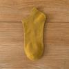 Primavera y Verano Nuevos Calcetines de Barco de Corte Bajo de Color Sólido para Hombre Algodón Casual Simple Calcetines Cortos para Hombre al Mayoreo