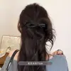 Presilha banana versátil para primavera e verão, suave e elegante, presilha de garra grande para cabelos grossos, presilha horizontal para coques na nuca, acessório de cabelo