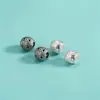 Acessórios de Prata Esterlina S925 Estilo Chinês Vintage com o Caractere '' Contas Espaçadoras, Contas Cilíndricas para Pulseiras de Corda Artesanais DIY, Contas Soltas para Montagem