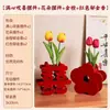 Itens decorativos com tema de casamento, incluindo ornamentos 3D de "felicidade dupla", uma coleção abrangente de artigos para noivado e decorações para o quarto de noiva, quarto e sala de estar, perfeitos para arranjos de mesa de casamento