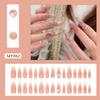 Uñas Portátiles Estilo Pequeña Fragancia de Lujo Ligero, Pegatinas de Uñas Postizas de Gama Alta, Uñas Removibles, Manicura de Temperamento, Uñas Portátiles al por Mayor