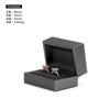 Caja de Anillo Propuesta PU Colgante Collar Conjunto Caja de Almacenamiento Caja de Empaque de Regalo para Joyería Caja de Regalo Suministro Directo de Fábrica