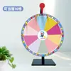 Roda da Sorte Transmissão ao Vivo Atividade de Jogo Prop de Ensino Sorteio Apagável Pequena Roleta de Mesa