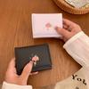 Billetera Nueva para Mujer Billetera Corta de Alta Gama para Mujer Clutch para Estudiante Mujer Triple Multifuncional de Gran Capacidad