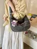Bolsa de lona transfronteriza para mujer, nueva bolsa tote de moda de la primavera 2026, bolsa cruzada de gran capacidad para estudiantes que asisten a clases