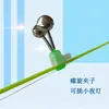 Suministros accesorios para pesca clip hebilla de plástico campana para peces caña de pescar caña de mar campana doble para pesca campana de alarma