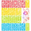 Amazon Quente Modelo Recortado de Flores e Grama Naturais Quadro de Desenho Graffiti Artesanal DIY para Crianças Ferramenta de Desenho e Pintura para Animais