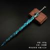 Mercadoria Naraka 2 Shen Gongbao 22cm Chicote Trovão Modelo de Arma de Metal Ornamento de Mesa Material Liga de Zinco